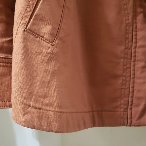 Rust Button-Up Jacket - Picture 4 of 12